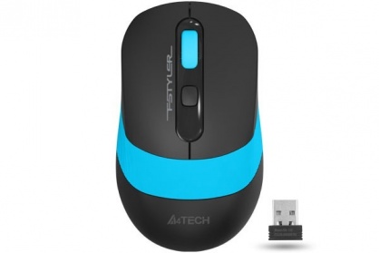 Mouse wireless Gaming optic A4Tech Fstyler Negru/Albastru, FG10 Blue